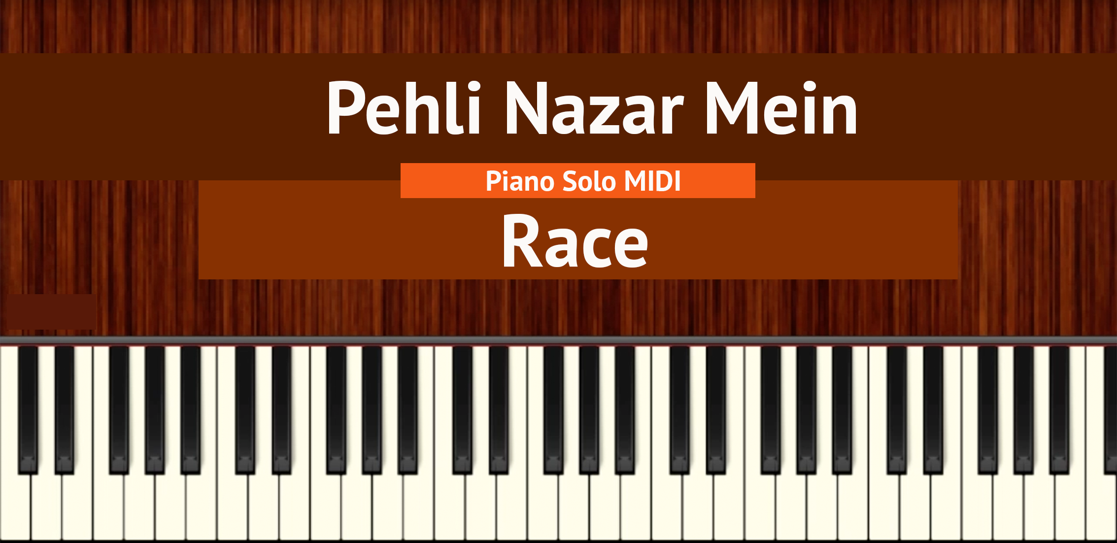 Pehli Nazar Mein Piano Solo MIDI Bollypiano