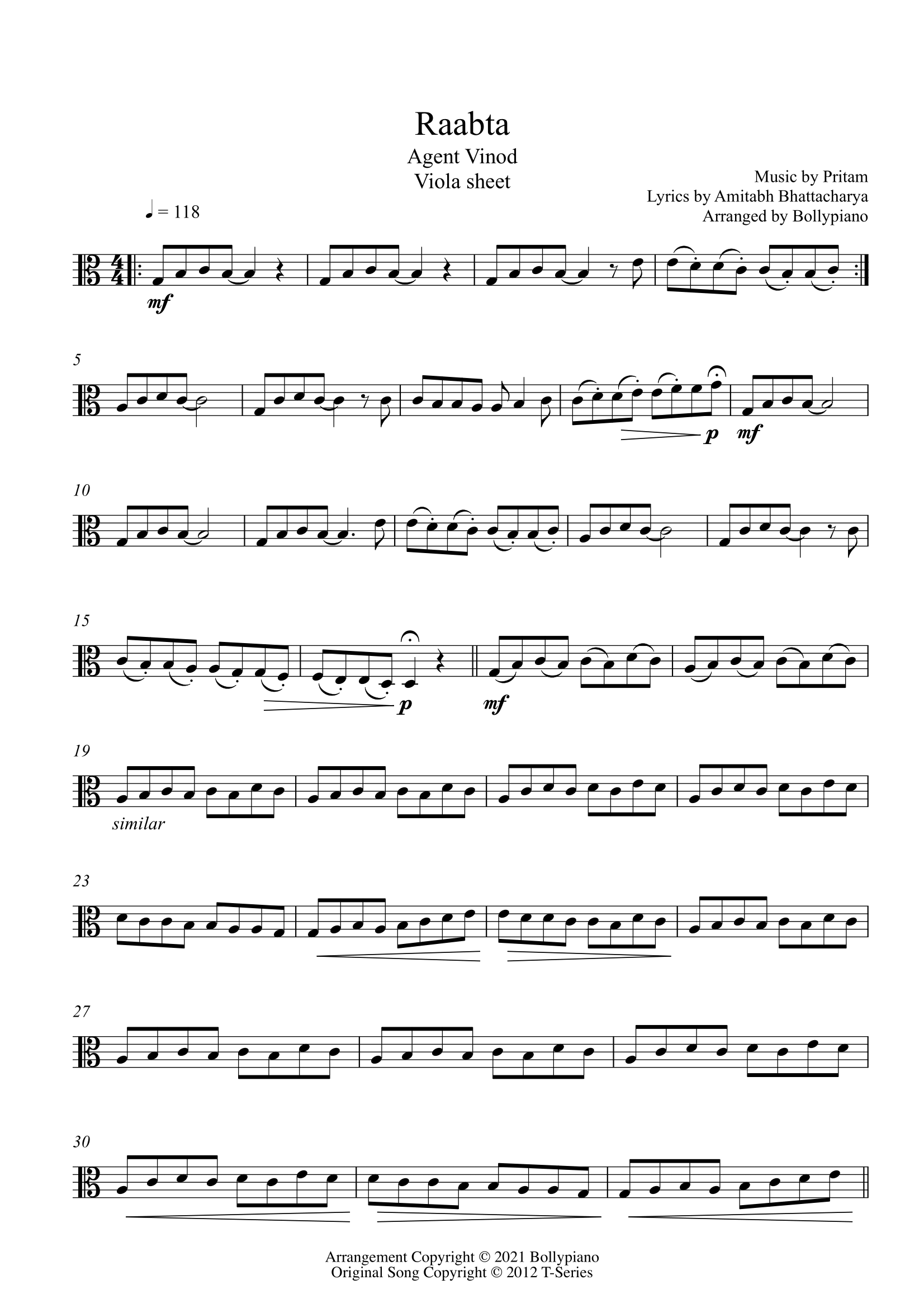 Agent Vinod Kehte Hain Khuda Guitar Chords All Songs Of Raabta