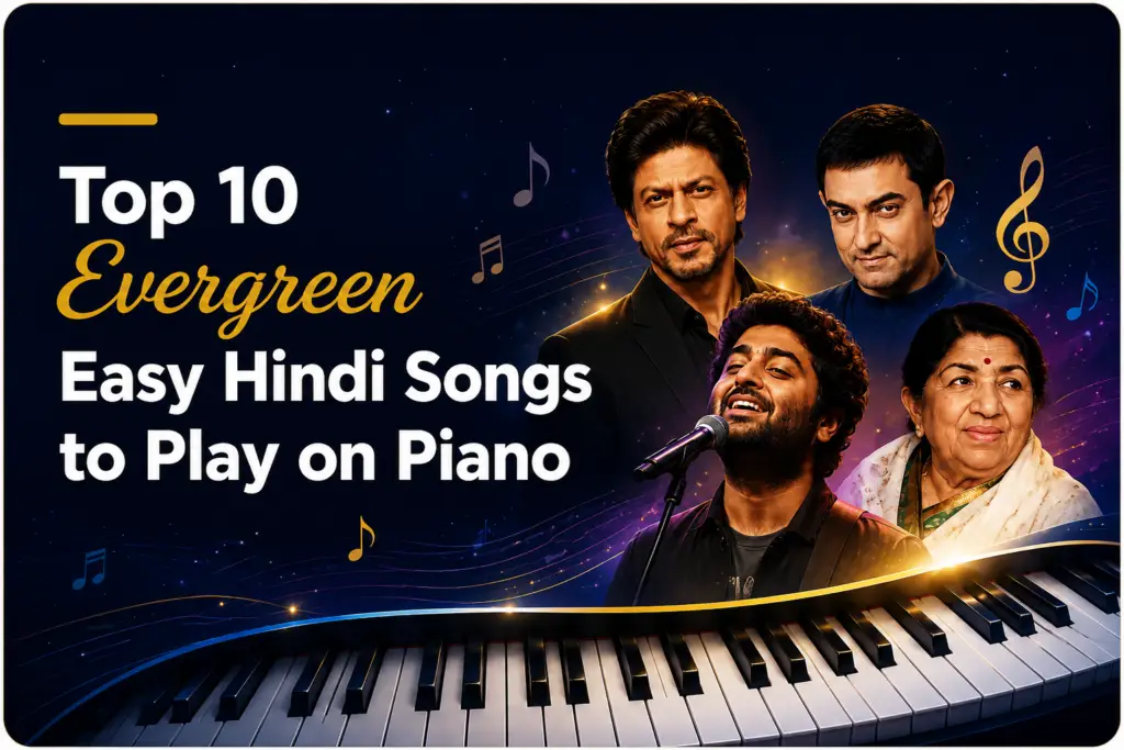 Top 10 Evergreen Easy Hindi Songs to Play on Piano
