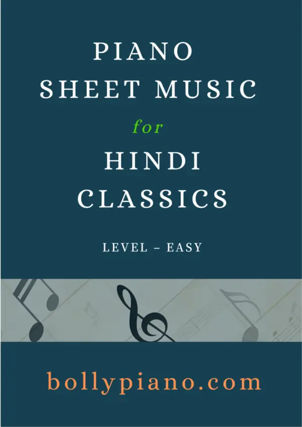 Piano Sheet Music For Hindi Classics Easy Vol. 1