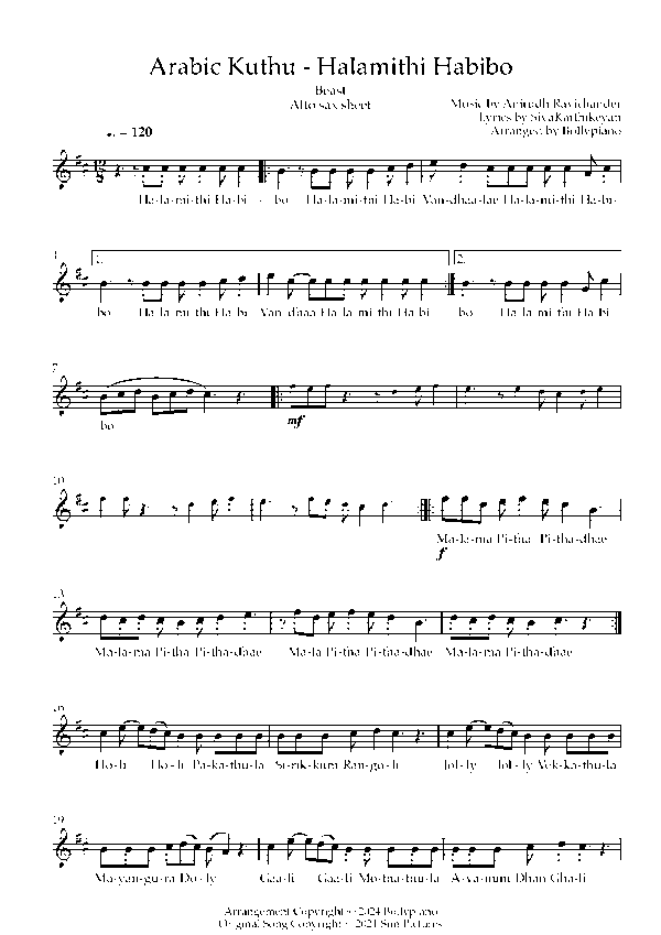 Arabic Kuthu-Halamithi Habibo