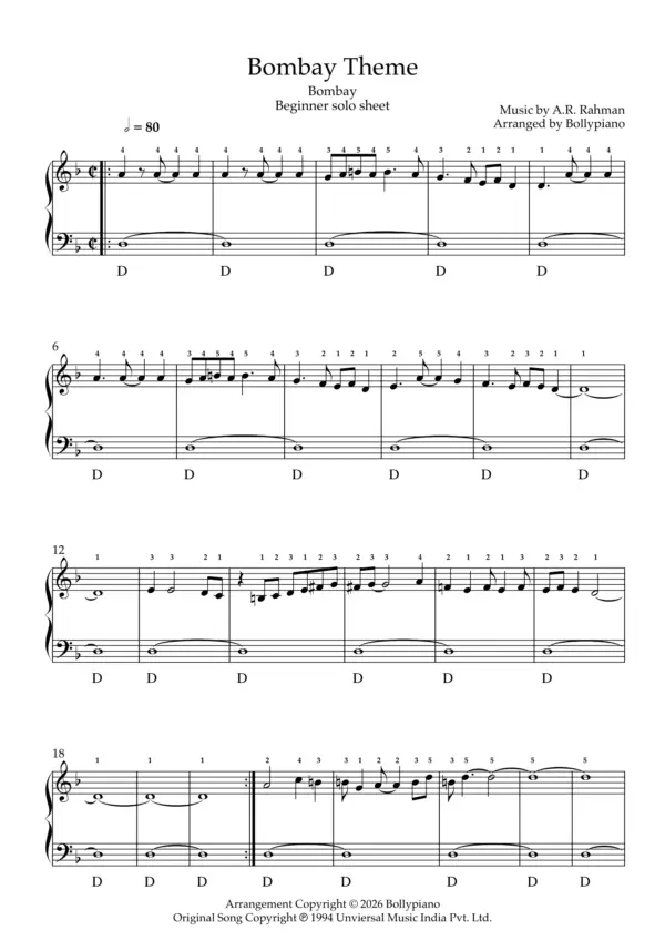 Bombay Theme
