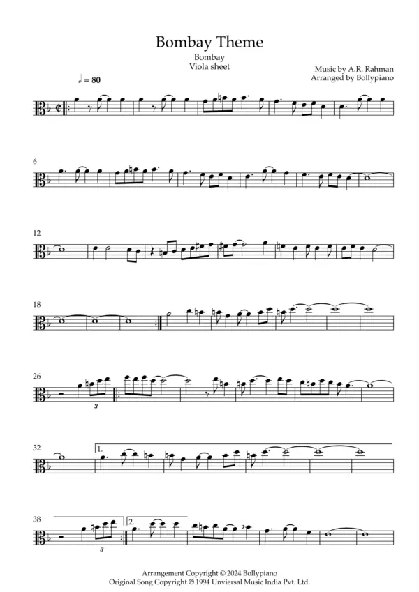 Bombay Theme