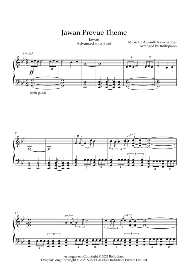 Jawan Prevue Theme