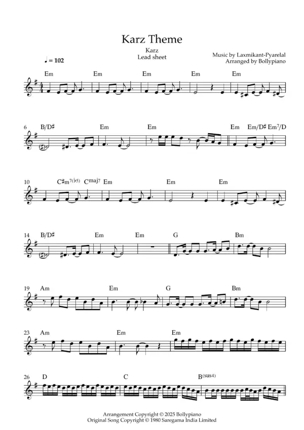 Karz Theme